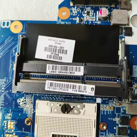 595183-001 631596-001 615580-001 For HP CQ42 G42 G62 CQ62 G72T Laptop Motherboard DAOAX1MB6F0 / F1 D