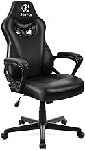 JOYFLY Gaming Chair, Computer Chair Gamer Chair for Adults Teens Silla Gamer Video Game Chairs Racing Ergonomic PC Office Chair （Black-Leather）