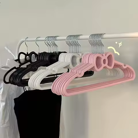 10/20 Butterfly Plush Hanger, Bow Hanger, Plastic Hanger, Anti Slip, Home Use, Non Marking, Portable