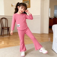 Girls' cutbray suit 1-10 years knit hornet