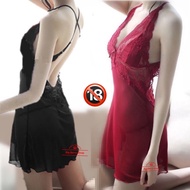 Ready Stock 2887 Seksi Lace Baju Tidur Seksi Panamas Sexy Lace Lingerie Night Wear 性感情趣诱惑睡衣