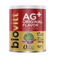 biovitt AG+ Original Flavor ผลิตภัณฑ์เสริมอาหาร จากโปรตีนพืช  ทานง่าย หอม อร่อย แคลเซียมสูง 0% Fat