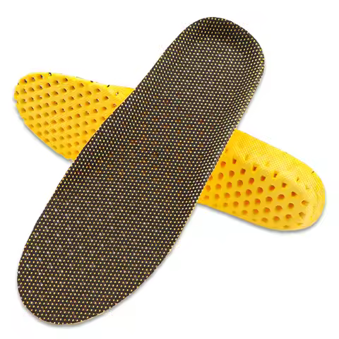 Sports shoe insole is comfortable, breathable, and soft. The insole absorbs sweat and wicks sweat. S