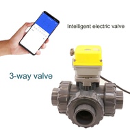 2026 Smart Water 3-way Valve, Swimming Pool Three-way Valve, WiFi Control Valve PVC 3-way Electric V