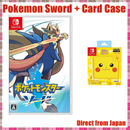 Pokemon Sword -Switch + [Nintendo Licensed Product] Card Case for Nintendo Switch Card Pocket 24 Pokemon Pikachu[Direct from Japan]