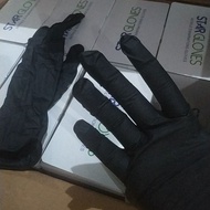 HITAM Black Nitrile GLOVES STAR GLOVES