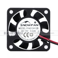 SNOWFAN YY4010H12B Cooling Fan 4010 4cm 12V DC Fan High Wind