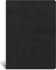 3586.CSB Single-Column Wide-Margin Bible, Black Leathertouch