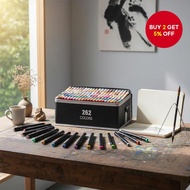 262-Piece Dual Tip Markers Set – Alcohol and Water-Based, Washable, Multi-Surface Art Tools