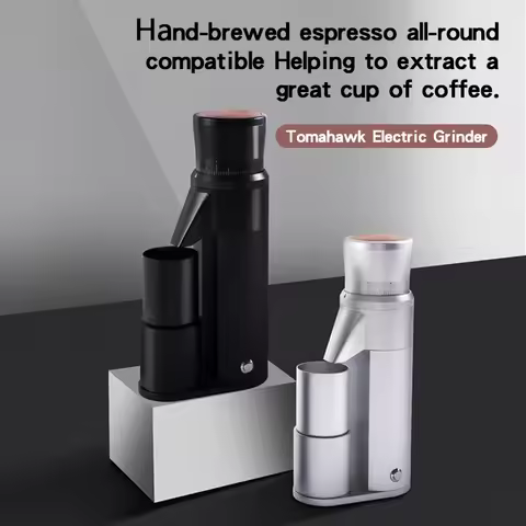 CAFOVO G348C Electric Coffee Grinder 7-core 48mm Burr Stepless Adjustment Coffee Bean Grinder Coffee