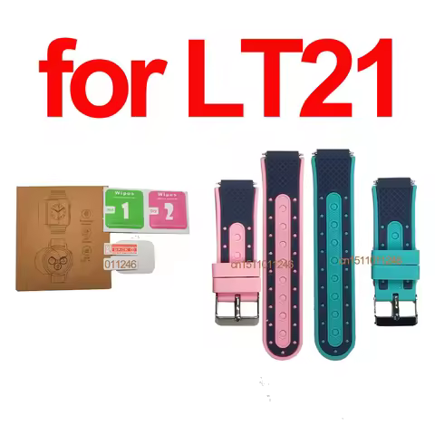 1pcs Replace strap and Film Protector Wrist Strap for LT21 Smart Watch Strap Kids 4G GPS Watch