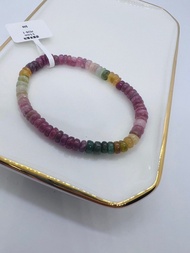 碧璽算盤珠水晶手串