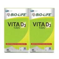 BIO-LIFE VITA D3 1000IU TABLET 60S/TWIN PACK EXP: 27/02/27