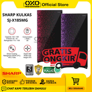 Sharp Kulkas 1 Pintu SJ-X185MG Lemari Es Shine Series Garansi Resmi 5 tahun Kapasitas 166 Liter Tanpa Bunga Es Hemat Listrik 90 Watt otomatis defrost murah awet tahan lama