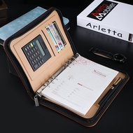 Notebook Detachable Multifunctional Storage A5 Business Manager Folder B5 Creative Pull Chain Bag wi
