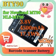 High-Performance BTY90 3.8V 4500mAh 17.1Wh Replacement Li-Polymer Battery for Newland MT90 NLS-MT90 