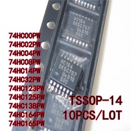 10 Pieces SN74HC00PW 74HC02PW 74HC04PW 74HC08PW 74HC14PW 74HC32PW 74HC123PW 74HC125PW 74HC138PW 74HC