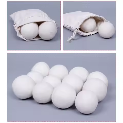 Wool Dryer Balls Reusable Softener Laundry 3/4/5Cm Laundry Ball Home Washing Balls Wool Dryer Balls 
