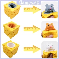 FL Fidget Cheese Texture Toy Portable Massage   Squishy Toys Soft
