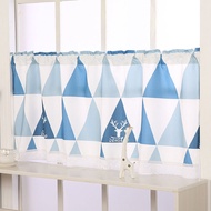 Short Curtain Waterproof Kitchen Sunshade Half Curtain Bathroom Shade Curtain Customizable Toilet Sh