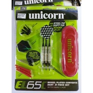 UNICORN EL65C [ 17gram ] DART STEEL TIPS/DART FLIGHT HARROW/DART SET/DART PIN (3pcs per set)