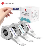 Phomemo 14x30mm Transparent Color Label Label Sticker For D30/Q30/Q31 Printer(3 Rolls)