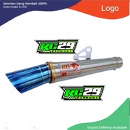 RED Exhaust Conical pipe in 51mm - Canister RL RED LEO - Muffler RL TRED RacingLEO