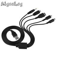 5 in 1 USB Charging Charger Cable for U New 3DS NDSL GBA SP DSi