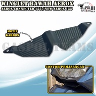 WINGLET AEROX NEW CONNECTED 155 WINGLED BAWAH YAMAHA MOTIF CARBON 2020 2021 2022 2023 2024 2025 PNP