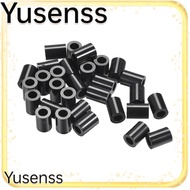 YUSENS 100Pcs Round Spacer Washer, 7mm/ 0.28 Inch 10mm/ 0.39 Inch Plastic Standoff, Non-rusting Black 4.2mm/ 0.17 Inch Round for  Printer TV