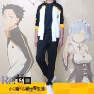 Re:Zero Jacket Rezero Natsuki Subaru Anime Jacket Cosplay Unisex Sport 从零开始的异世界