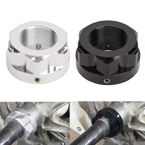 CNC Aluminum ATV Rear Axle Nut For Yamaha Banshee 350 Blaster 200 1988-2006 BREEZE 1989-2004 GRIZZLY
