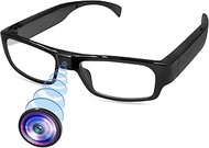 LXMIMI Glasses Hidden Camera, Glasses without Hole Spy Camera 1080P Sports Camera, Mini Sports Camer