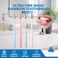 Ultra Fine Nano Rainbow Toothbrush for Adults - Soft Bristles, Gentle Cleaning for Sensitive Teeth
