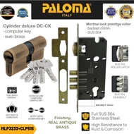 PALOMA MLP 3233 Roller 50MM 5CM CLP 515 Cylinder 62CMM Mortise Lock Body Slot Door Lock Cylinder