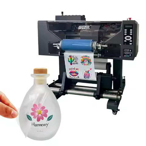 3 Head 42Cm A2 Uv Dtf Printer Xp600 1600U1 Ab Film Uv Dtf Printer Sticker Label