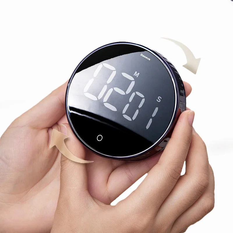 Kitchen Timer Digital Timer Manual Countdown Alarm Clock Mechanical Cooking Timer  Temporizador Coci