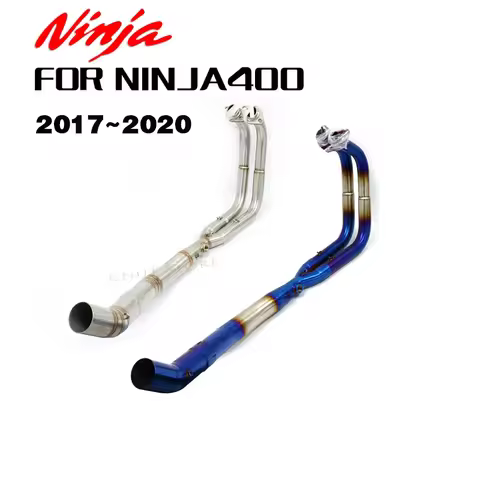 For Kawasaki Ninja 400 Z400 Z250 Ninja 250 2017 - 2022 51MM Motorcycle Front Mid Link Pipe Exhaust E