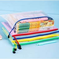 A6/A5/A4/A3/B5/B4 Zipper Bag Zipper File Folder Tuition Bag File Bag Waterproof Mesh Pouch Folder拉链袋