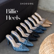 SHOEGAR - Billie Heels 9cm High Heels Women's Jeans Shoes
