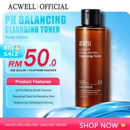 ACWELL Official Licorice pH 5.5 Balancing Cleansing Toner 150ml Brightening Hydrating Calming Toner 
