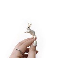 (現貨) 盆栽裝飾 兔兔系列-飛躍兔兔 微景觀插飾 擺飾