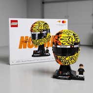 LEGO Building Set – Lando Norris F1 Helmet Collectible Display Model with Minifigure