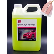 3M แท้ แชมพูล้างรถ ผสมแว๊กซ์ ล้างแเคลือบ 3M Wash with Wax Shampoo ขนาดบรรจุ 2 ลิตร repack จากแกลลอน 