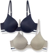 Tommy Hilfiger Women's Microfiber Push Up Bra 2-pack