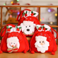 KY🎁Christmas Bag Decoration Bag Christmas Gift Bag Gift Candy Bag Fruit Packing Box Christmas Handbag TH32