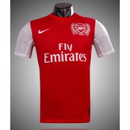 เสื้อกีฬาแขนสั้น ลายทีมชาติฟุตบอล Arsenal 125th Anniversary 11/12 ชุดเหย้า สไตล์เรโทร