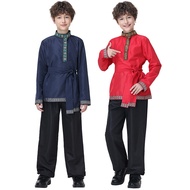 Russian Ethnic Minority Dance Performance Choral Costume