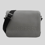 Burberry Bruno Men's Leather Crossbody Bag Grey 80528721