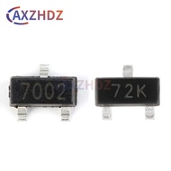 100PCS 2N7002 2N7002K LT1G 7002 702 72K 12W LWW L2N7002KLT1G RK SOT-23 60V 340mA 115mA SMD N-channel